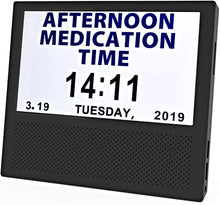 Load image into Gallery viewer, Medicine Reminder Alarm Clock, Calendar and Photo Frame
