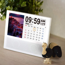 Load image into Gallery viewer, Medicine Reminder Alarm Clock, Calendar and Photo Frame
