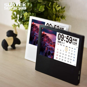 Discounted Bundle - Pop-up Style Weekly Pill Organizer + 3-in-1 Digital Clock, Photo Frame & Medication Reminders