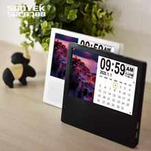 Load image into Gallery viewer, Discounted Bundle - Tower Style Weekly Pill Organizer + 3-in-1 Digital Clock, Photo Frame &amp; Medication Reminders
