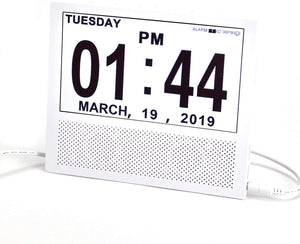 Discounted Bundle - Tower Style Weekly Pill Organizer + 3-in-1 Digital Clock, Photo Frame & Medication Reminders