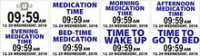 Load image into Gallery viewer, Medicine Reminder Alarm Clock, Calendar and Photo Frame
