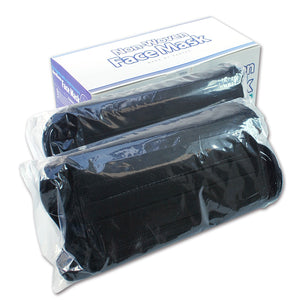 NEW BLACK 3-Ply Non-Woven Disposable Mask 50pcs