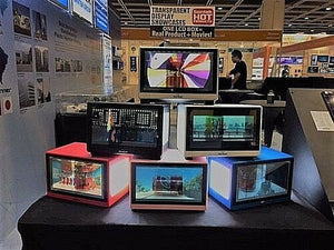 10.1" Transparent  LCD Showcase ( Touch panel + Android 4.x + Wi-fi + Bluetooth)